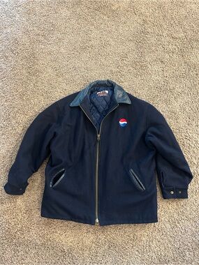 Vintage identity swingster Pepsi coat XL